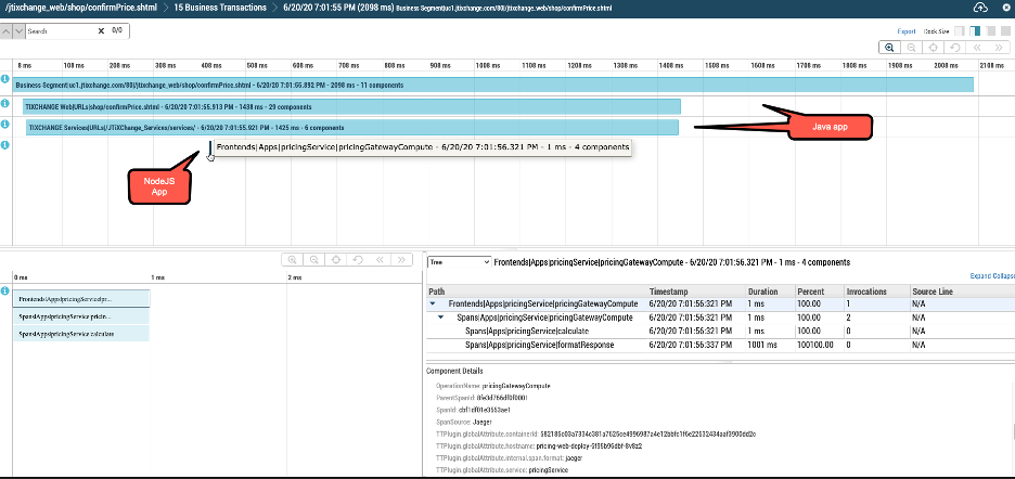 OpenTracing Support with DX APM