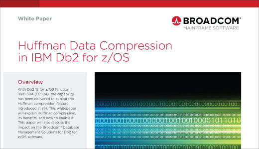 Compression for DB2 for z/OS